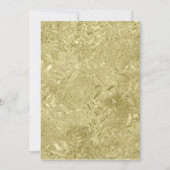 Gold Foil Formal New Year's Eve Invitation (Devant)