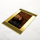 Gold Foil geperst | Afstuderen aankondiging Lijst (Gedraaid)