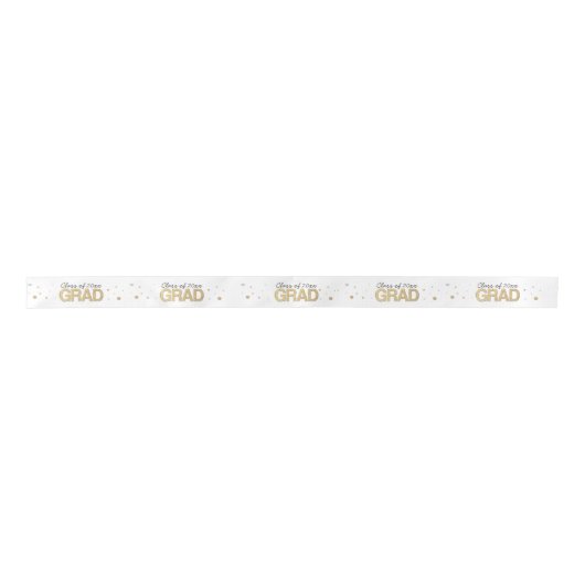 Gold Foil Glitter Confetti Gradution Party Custom Lint (Voorkant)