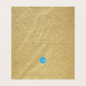 Gold Foil Hartelijk dank Kaart (Binnenkant ongevouwen)