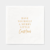 Gold Foil “Have Yourself a Merry Little Cocktail (Recto)