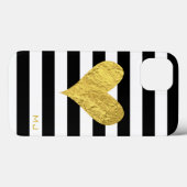 Gold Foil Heart Case-Mate iPhone Case (Achterkant (horizontaal))