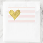 Gold Foil Heart Stickers (Tas)