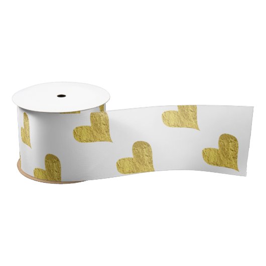Gold Foil Hearts Lint (Spoel)