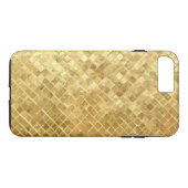 Gold Foil iPhone 7 Plus Hoesje (Achterkant (Horizontaal))