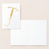 Gold Foil IUD grafische kaart (Display)