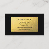 Gold Foil-logo Klantenkaartje (Achterkant)