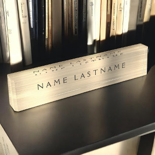 Gold Foil   Luxe Professional Executive Naambordje
