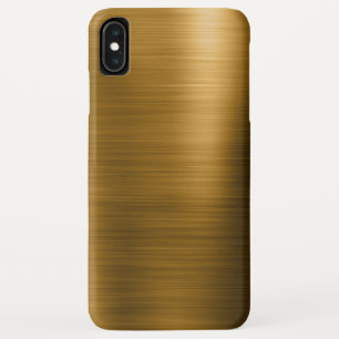 Gold Foil Luxury Metallic Pattern iPhone XS Max Hoesje