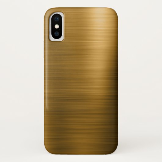 Gold Foil Luxury Metallic Pattern Case-Mate iPhone Case (Achterkant)