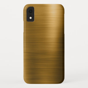 Gold Foil Luxury Metallic Pattern iPhone XR Hoesje