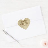 Gold Foil met Sticker van Liefde (Envelop)