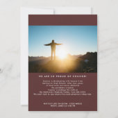 Gold Foil Moderne Grad Party 2 Photo Invitation (Dos)