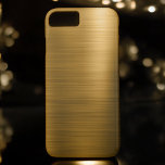 Gold Foil Motif métallique de luxe<br><div class="desc">Gold Foil Luxury Faux Metallic Acier Inoxydable Monogramme Motif simple et élégant Coque. Ce coque Motif peut être customisé pour inclure votre prénom. Veuillez contacter le concepteur pour obtenir des produits de correspondance personnalisés.</div>