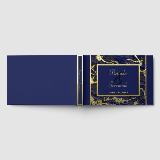 Gold Foil & Navy Blue Mariage (Complet)