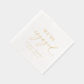 Gold Foil Nous sommes engagés dans la partie d'eng (Droite)