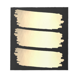 Gold Foil Paint List Gold look-stalen Notitieblok