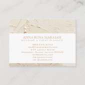 *~* Gold Foil Pastel. Blush bruiloft elegant Visitekaartje (Achterkant)