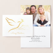 Gold Foil Peace Dove Kaart (Display)