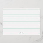 Gold Foil Peace & Love Cartes photos de vacances (Verso)