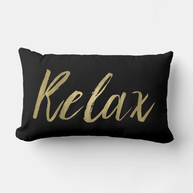Gold Foil Relax Kussen (Voorkant)