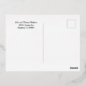 Gold Foil Religieux Carte postale de Pâques (Verso)