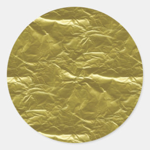 Gold Foil Ronde Sticker