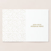 Gold Foil Script Bridesmaid Request Folie Kaarten (Binnen)
