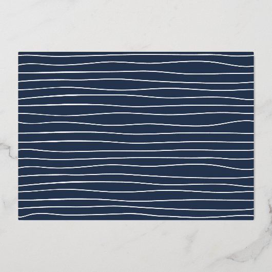 Gold Foil Script Foto Afstuderen kondiging Folie Uitnodiging (Achterkant)