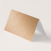 Gold Foil Script Logo Business - Hartelijk dank -  Visitekaartjes (Achterkant)