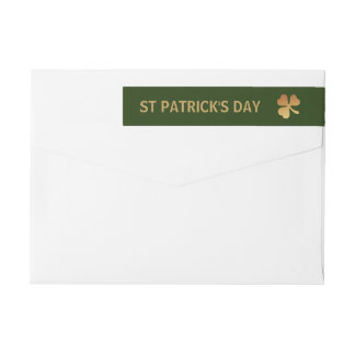 Gold Foil Shamrock, St Patrick's Day