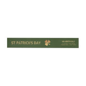 Gold Foil Shamrock, St Patrick's Day (Individueel)