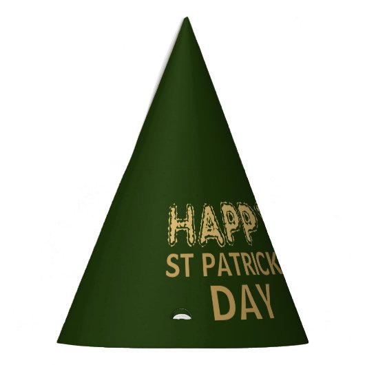 Gold Foil Shamrock, St Patrick's Day Party Feesthoedjes (Links)