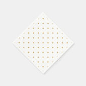 Gold Foil Stippen Metallic gastvrouw entertainende Servetten (Hoek)