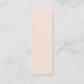 Gold Foil Stripe op Blush Pink Gift Labels (Achterkant)