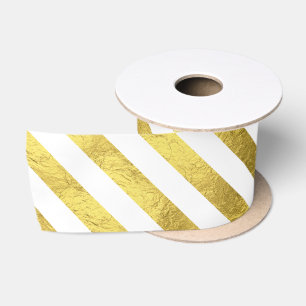 Gold Foil Stripes Lint