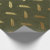 Gold Foil Thanksgiving Cadeaupapier (Hoek)