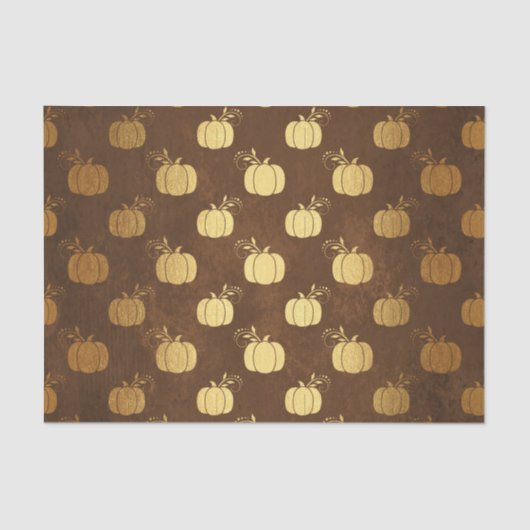 Gold Foil Thanksgiving Tissuepapier (Voorkant)