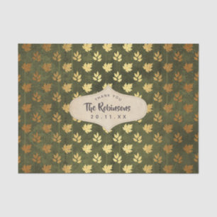 Gold Foil Thanksgiving Tissuepapier