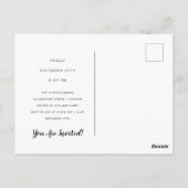 Gold Foil Type 30th Birthday Party Invitation (Dos)