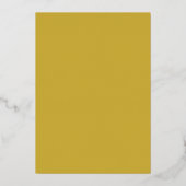 Gold Foil Vine Soll Faire-part de mariage moderne, (Verso)