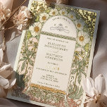 Gold Foil Vintage Wedding Invitations Art Nouveau<br><div class="desc">Real Gold Foil Art Nouveau Invitations de mariage vintage d'Alphonse Mucha dans un design floral, romantique et fantaisiste. Les fleurs victoriennes complètent les polices art déco classiques. Entrez vos informations personnalisées, et vous avez terminé. Si vous souhaitez modifier la conception, cliquez simplement sur le bouton bleu "Customiser". Merci tellement pour...</div>