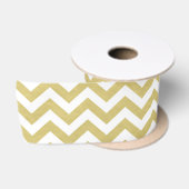 Gold Foil White Chevron Pattern Lint (Spoel)