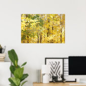 Gold Foliage Poster (Thuiskantoor)