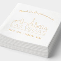 Gold Folie Custom Las Vegas Corporate Event Servet