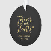 Gold Forever dans nos coeurs photo commémorative (devant)