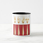 Gold Forks Mok (Midden)