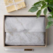 Gold Foxier Grey Silver Marble Metallic Abstract Tissuepapier (Geschenk)