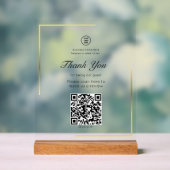 Gold Frame QR Code Laisser Un Avis Business Store (Neutre)