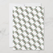 Gold-Framed Winter Wedding Invitation (Dos)